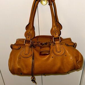 Chloe Paddington Camel Shoulder Bag